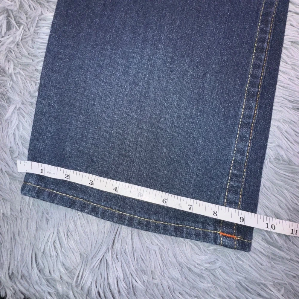 True Religion Jeans Mens 38‎ Ricky Straight Relaxed Loose Baggy Dark Horseshoe